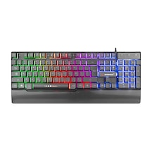 Rampage KB-R66 Bubble USB Gökkuşağı Aydınlatmalı Multimedia Oyuncu Klavye
