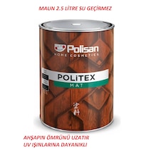 Polisan Politex Lüx Vernik Maun Mat Su Geçirmez Vernik 2,5 Litre