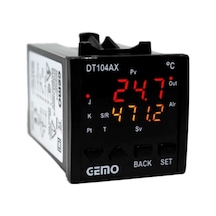 Gemo DT104AX-24V-R "Auto-tune PID" Sıcaklık Kontrol Cihazı
