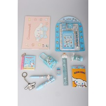 Sweet Bow Collection Lisanslı Cinnamoroll 17 Parça Kırtasiye Seti Resim Defteri,çıtçıt Dosya Diğer
