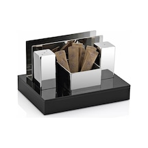 Pleksi Standlı 4'lü Tuzluk Ve Peçetelik Seti