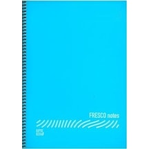 Gıpta Fresco Spiralli Plastik Defter A5 72 Yp Kareli Buz Mavi
