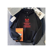 Tarzsokak Siyah Esaret Hoodie Yazma İçinrahat Kız Aldult Moletom Kapşon