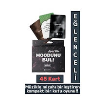 Eğlenceli Genç Yetişkin Arkadaş Müzik Oyunu Moodunu Bul Mini-lyric Vibe Oyun Kartları 45 Kart