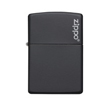 Zippo Çakmak 218Zl Zippo Logolu Klasik Siyah Mat Renk