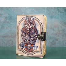 Baykuşlu Deri Defter Model 3 diğer