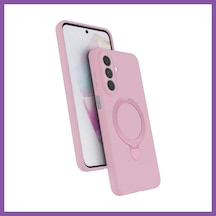 Bezos Samsung Galaxy A27 5g Regal Magsafe Standlı Kapak - Açık Pembe Bzoshb AÇIK PEMBE