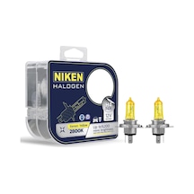 12v H4 60/55w Sarı Işık Ampul 2800k, 2 Adet