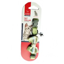 Nunbell Çıngıraklı Fiyonk Papyon Kedi Boyun Tasması 23-35 Cm Yeşil