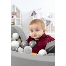 Bubble Pops Gri Sünger Top Havuzu