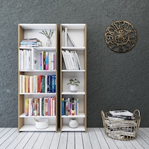 Nurmobilya Nur Mobilya 2'Li Arkalıklı Kitaplık