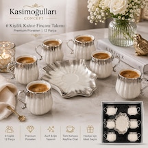 Tr Türk Kahvesi Fincan Takımı, 6 Kişilik, 12 Parça Kc03 Diğer