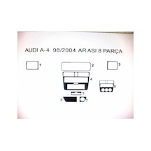Audi A4 1998-2004 7 Parça Torpido Kaplama Renk Ceviz