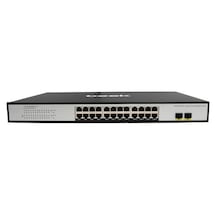 Beek Bn-gs-1242p2s 24 Port Gigabit Poe 2 Port Sfp 400w Poe Switch