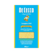 De Cecco Lazanya Makarna 500 G - İtalyan Lezzeti 4'li Avantaj Paketi - 4 Adet Tarı