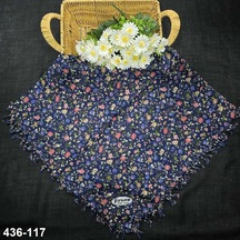 Firuze Eşarp Firuze Desenli Sökme Boncuklu Eşarp 436-117 Çok Renkli