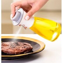 Yağ Sirke Püskürtücü Cam Sprey Yağdanlık Şişe Yağlık Ve Limon Püskürtme Şişesi 220 Ml Beyaz Diğer