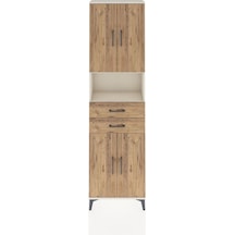 Arges Dolap 4 Raflı 2 Çekmeceli 4 Kapaklı 60x30x221 Aytaşı-çam Aytaşı