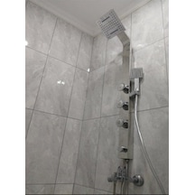 Sam Banyo Elmas Duş Seti Krom