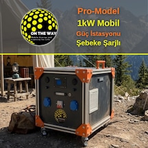 Otw Pro-model 1000w Mobil Güç İstasyonu Lifepo4 Bataryalı Şebeke Şarjlı