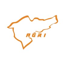 Ağrı Araba Sticker 17x17 Cm Turuncu