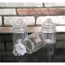 3'lü Cam Baharatlık Vakumlu Kapaklı 3x500
