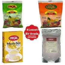 Orçel Karadut 300 G + Portakal 300 G + Kivi 300 G + Muzlu Süt İçecek Tozu 200 G