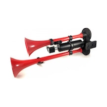 Ahmet Otomotiv Süper Apollo Çiftli Yankılı 58cm Havalı Korna 24volt