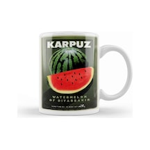 Diyarbakır Karpuzu Kupa Bardak Porselen Karışık