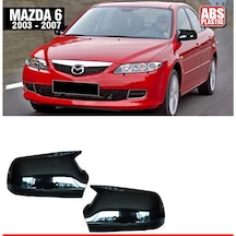 Mazda 6 Batman Yarasa Ayna Kapağı Parlak Siyah / 2003-2007 Arası