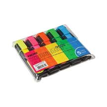 Noki Pvc 90005pvc Fosforlu Kalem 5'li Çok Renkli