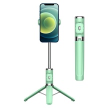 Uzaktan Kumandalı Bluetooth Selfie Çubuğu Tripod Yeşil