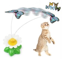 Hareketli Dönen Kelebek - Kedi Oyuncağı Pille Çalışır 5615