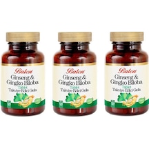 Balen Ginseng & Ginkgo Biloba 720 MG 120 Tablet 3 Adet
