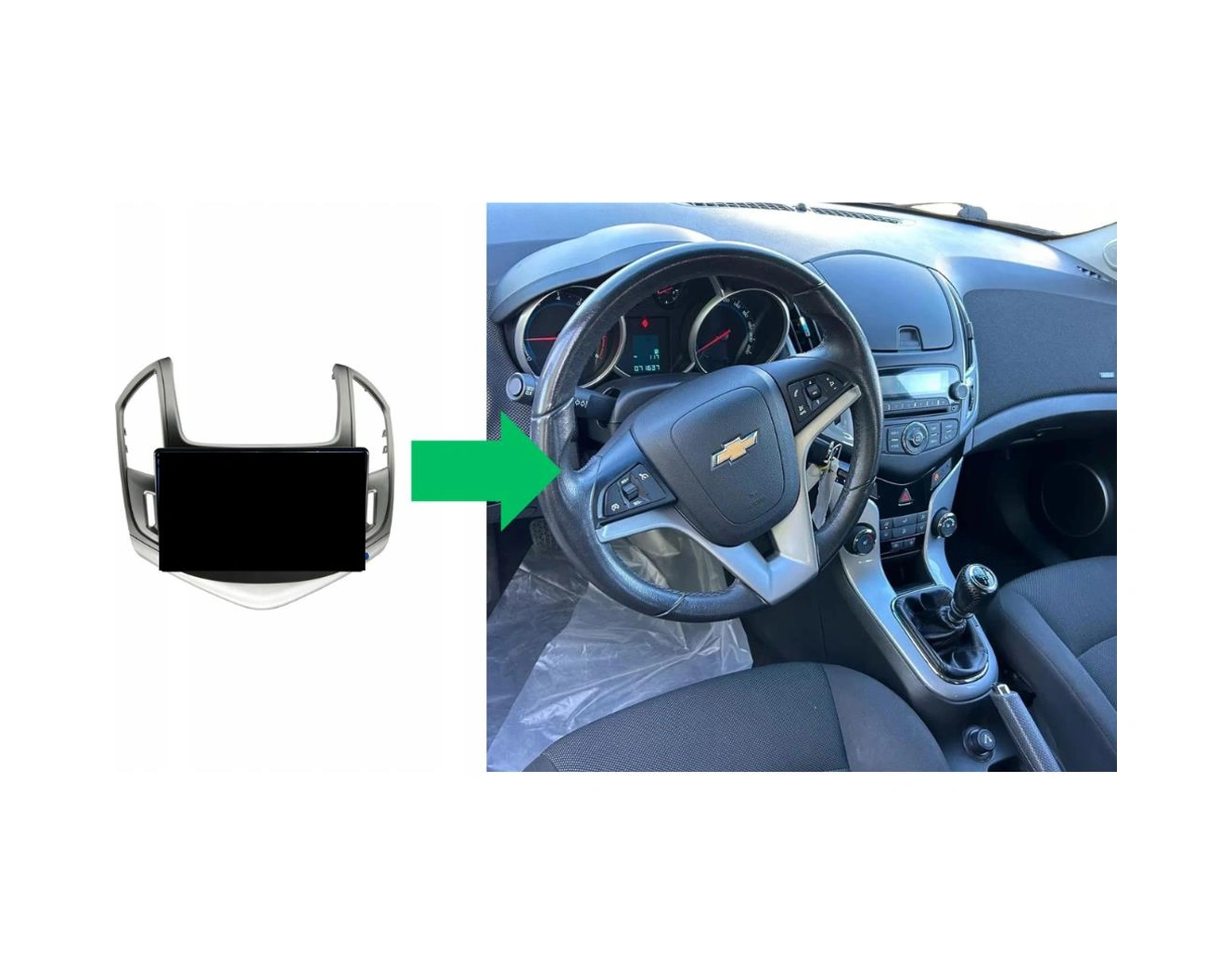 Chevrolet Cruze Android Multimedya Sistemi 2-32 For-x 2013-2015 9"