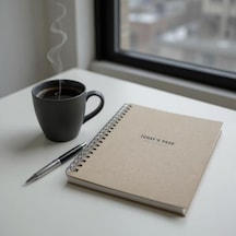Tarihsiz 6 Aylık Günlük Planlayıcı Spiralli Sert Kapaklı Organizer Not Defteri 204 Sayfa 22 X 28,5 Cm