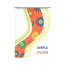 Sample Colour Bloknot A4 PP Kapak Tel Spiralli 100 Yaprak Düz
