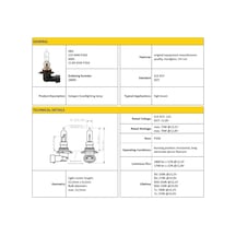 Ampül Hb3 9005 12v 60w Halogen 1