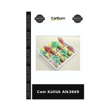 Özel Üretim Ev Ofis Aksesuar Dekoratif Cam Küllük Alk3669