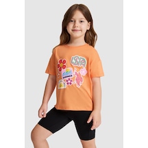 U.S. Polo Assn. U.s. Polo Assn. Kız Çocuk Turuncu Tişört 50325648-vr051