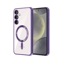 Samsung Galaxy S23 Plus Kılıf Kross Magneticsafe Kapak - Mor