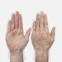 Tek Kullanımlık Şeffaf Poşet Eldiven Börek Eldiveni 100'lü