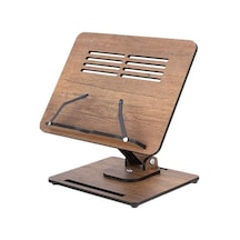 Vigo Wood - Dykos Yükseklik Ayarlanabilir Katlanabilir 360º Dönebilen Kitap Okuma Ve Laptop Standı