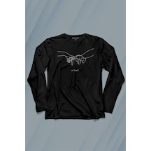 İddia Sevgili Minimal Uzun Kollu Tişört Baskılı T-shirt 001