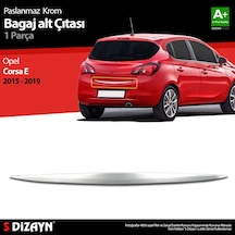 Opel Corsa E Krom Bagaj Alt Çıtası 2015-2019