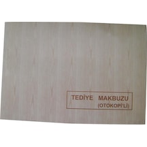 Dilman Tediye Makbuzu 2/50 3 N Otokopili