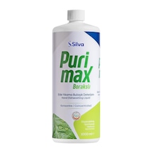 Purimax Doğal Elde Yıkama Bulaşık Deterjanı 1 Litre, Konsantre Formül, Fosfatsız, Gliserinli Cilt Dostu, Biberon Ve Oyuncak Temizliğine Uygun
