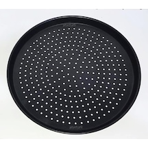 2 Adet Delikli Alüminyum 40cm Granit Pizza Tavası Yanmaz Yapışmaz En İyi Pizza Pişirme Fırın Tepsisi Diğer