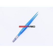 Koter Cihazı Bipolar Düz Penset 19 Cm x 1 Mm Bipolar Penset