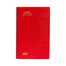 Ece Ajandası Akçay 2027 Kırmızı - Günlük Çizgili 12x18